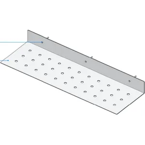 Полка настенная RoboLabs ПНК-250-600 ПП