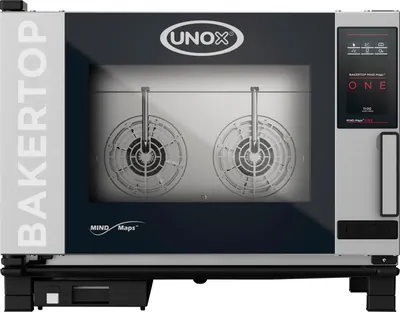 Пароконвектоматы Пароконвектомат UNOX XEBC-04EU-E1LM-MP, электрический, с универсальными направляющими