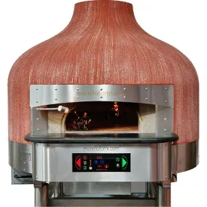 Печи для пиццы Печь дровяная MorelloForni FMRE 100 CBV (Volcano Basic) Red Brushed
