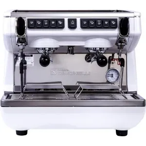 Кофемашины Кофемашина рожковая автоматическая Nuova Simonelli Appia Life Compact 2Gr V 220V white+economizer+Easy Cream+high groups