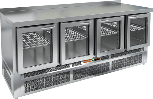 СТОЛ С ХОЛОДИЛЬНЫМ ШКАФОМ HICOLD SNEG 1111 HT (R290)