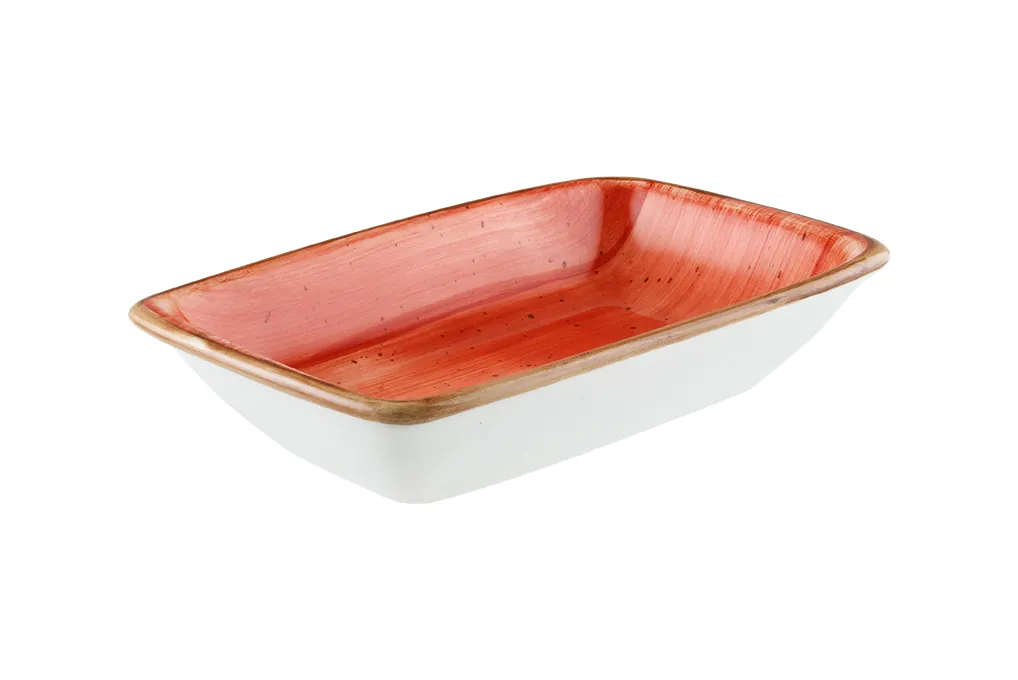 Bonna TERRACOTA AURA Блюдо прямоугольное ATC MOV 16 DKY (15х9 см, терракотовый)