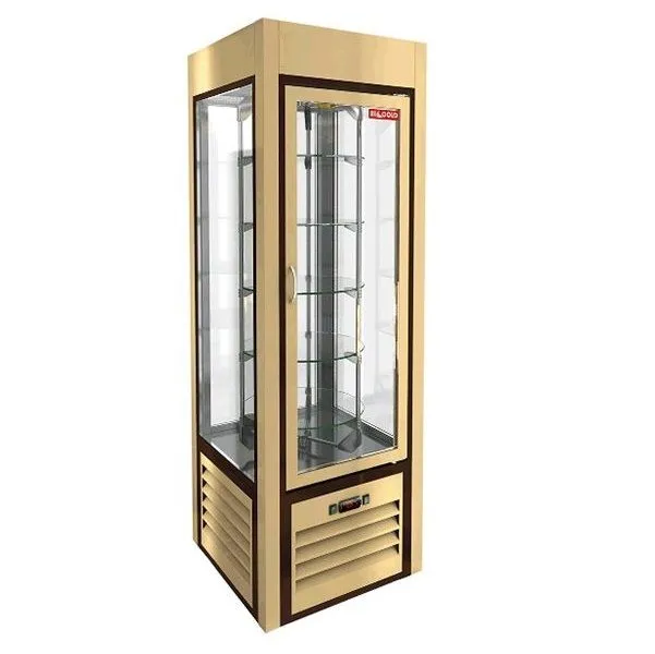 Витрина кондитерская HICOLD VRC 350 R Sh Beige FR, вертикальная