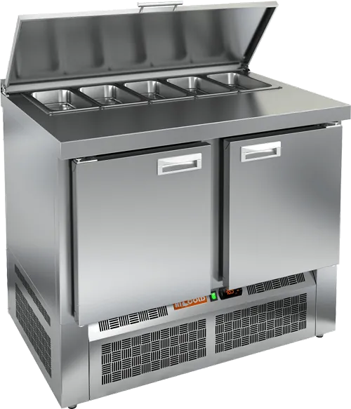 Столы для пиццы и салатов СТОЛ ДЛЯ САЛАТОВ HICOLD SLE1-11SN (1/3) (R290)