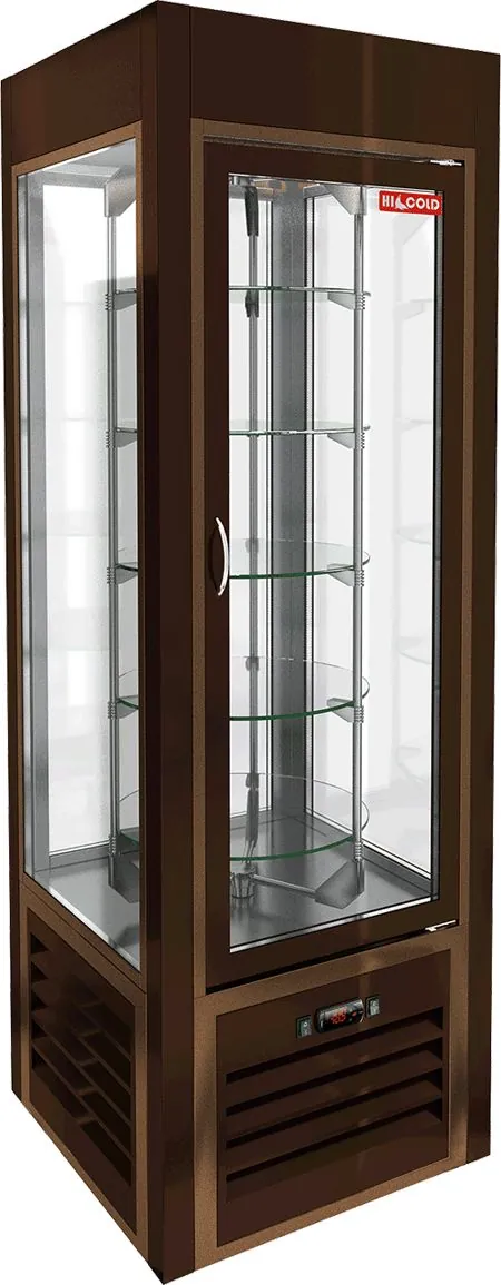 ВИТРИНА КОНДИТ/ВЕРТИКАЛЬНАЯ Hicold VRC 350 R Sh BROWN FR
