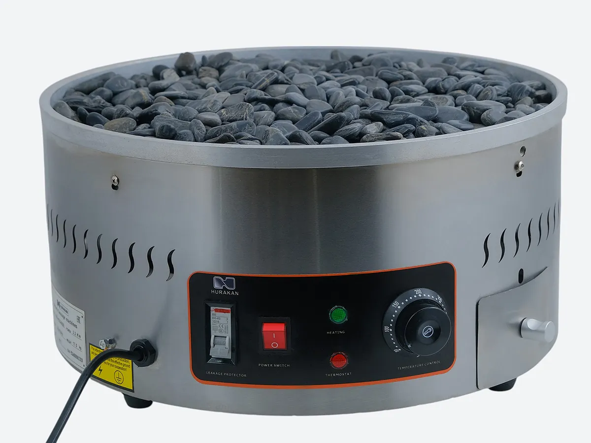 Грили лавовые ГРИЛЬ ГАЛЕЧНЫЙ HURAKAN HKN-PEG480R