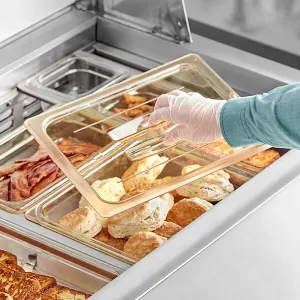 Крышка для гастроемкости GN1/2 с ручкой H-PAN поликарбонат Cambro 20HPCH-150