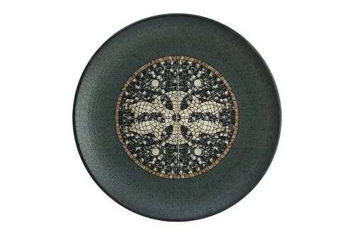 Bonna Mesopotamia Mosaic Anthracite Gourmet Тарелка плоская S-MT-MZPMAGRM17DZ (17 см)