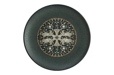 Bonna Mesopotamia Mosaic Anthracite Gourmet Тарелка плоская S-MT-MZPMAGRM17DZ (17 см)