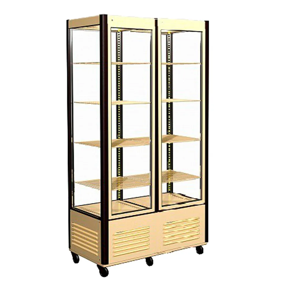 Витрины кондитерские Витрина кондитерская Полюс D4 VM 800-1 (R800C) (цвет по схеме, 2 дв,решетки)