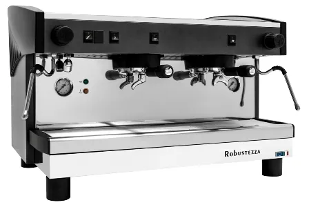 Кофемашины КОФЕМАШИНА ПОЛУАВТОМАТ ROBUSTEZZA ST2M/ ЧЕРНАЯ+ВЫСОКАЯ ГРУППА 1Ф
