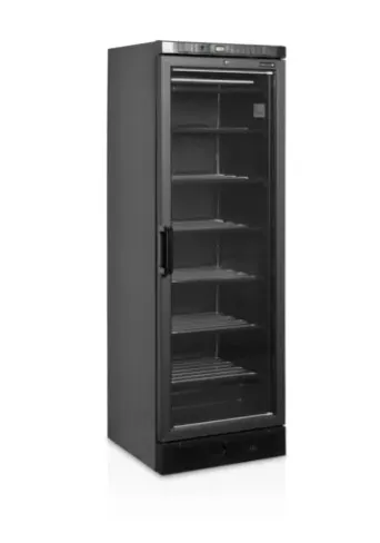 Шкафы морозильные ШКАФ МОРОЗ.СО СТЕКЛОМ TEFCOLD UFSC371G BLACK
