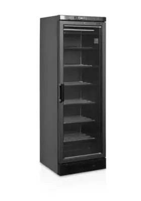 Шкафы морозильные Шкаф мороз.со стеклом Tefcold UFSC371G BLACK