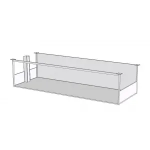Полки настенные Полка настенная над СС 1 RoboLabs KF073-01-2650