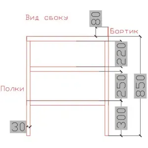 Столы производственные Стол производственный RoboLabs SRs1D-070/40-H85