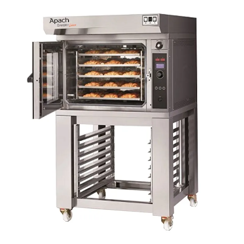 Конвекционные печи ПЕЧЬ КОНВЕКЦИОННАЯ С ПОДСТАВКОЙ С НАПРАВЛЯЮЩИМИ APACH BAKERY LINE K5TS DP