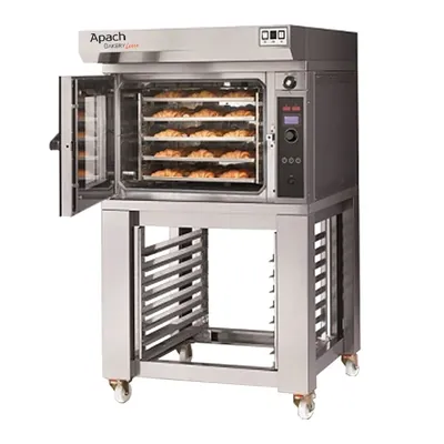 Конвекционные печи ПЕЧЬ КОНВЕКЦИОННАЯ С ПОДСТАВКОЙ С НАПРАВЛЯЮЩИМИ APACH BAKERY LINE K6P60S DP
