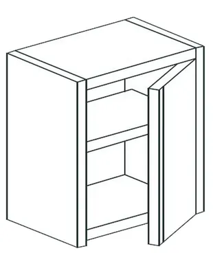 Полки настенные ПОЛКА НАСТЕННАЯ ЗАКРЫТАЯ APACH CHEF LINE LCW74HD