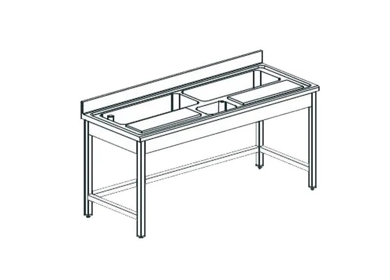 Стол разделочный для рыбы APACH CHEF LINE LTPF167S2