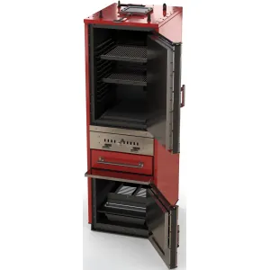 Гриль на углях Grillvett Cabinet 600 красный