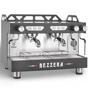 Кофемашины Кофемашина автомат BEZZERA MODA DE 2GR черная матовая+экономайз+подсвет мультифазная
