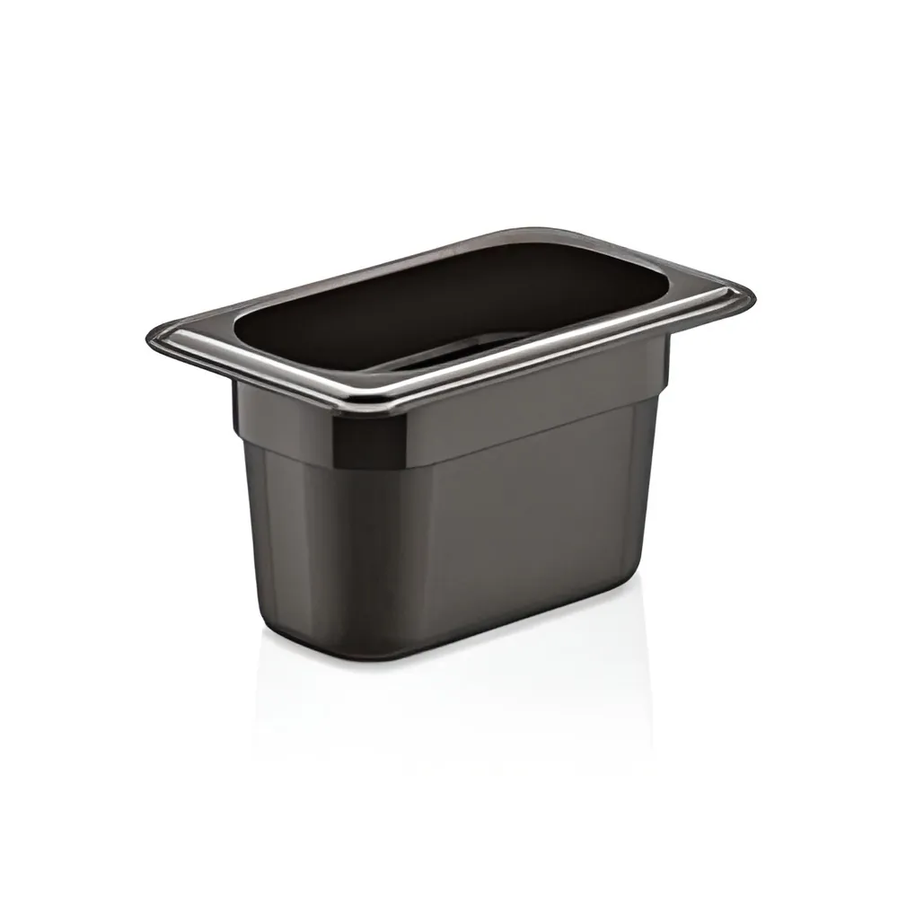Гастроемкость 1/9 h=100 мм. 176*108 мм. 0,75 л. п/п черная GP Gastroplast