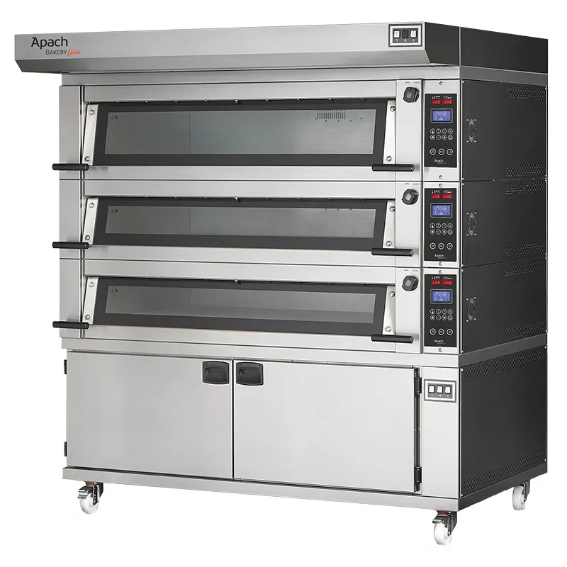 Печь подовая с расстойкой APACH BAKERY LINE E6PSK2P DPBI-T без пароувлажнения