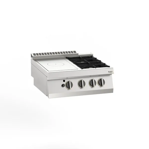 Плита со сплошной поверхностью газовая 700 серии APACH CHEF LINE SLRSTG87R2DX