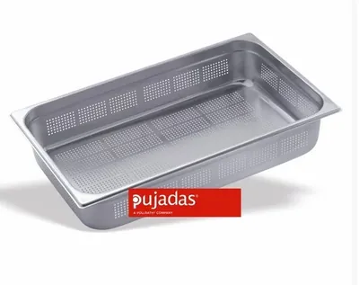 Гастроёмкости и противни M.Pujadas, S.A. Гастроемкость 111.0F2 (1/1, h 100 мм, с ручками, сэндвич дно)