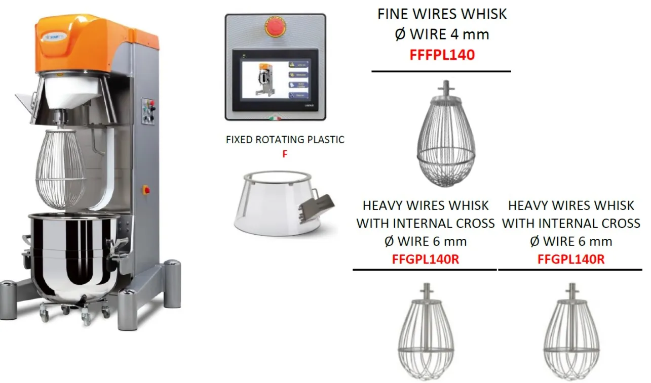 Миксер планетарный Starmix PL140NVAPF спец. компл.