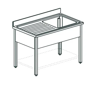 Ванны моечные ВАННА МОЕЧНАЯ APACH CHEF LINE LS116-54LWSH