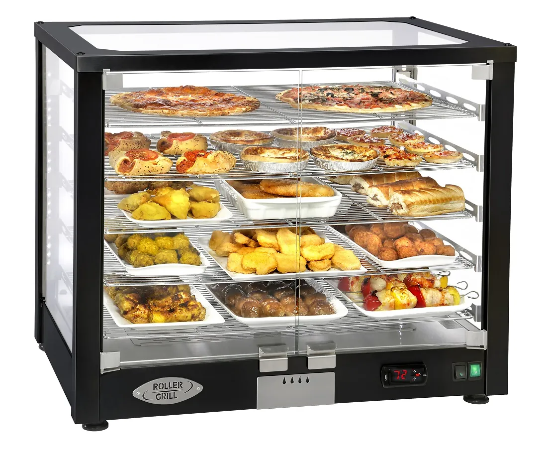 Витрины тепловые ВИТРИНА ТЕПЛОВАЯ ROLLER GRILL WD 780 D ЧЕРНАЯ