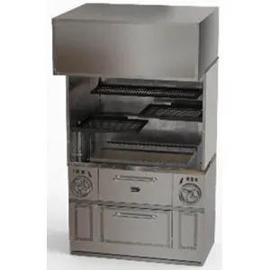 Гриль на углях Grillvett Bronx II Robata Hood 1600 нерж.сталь