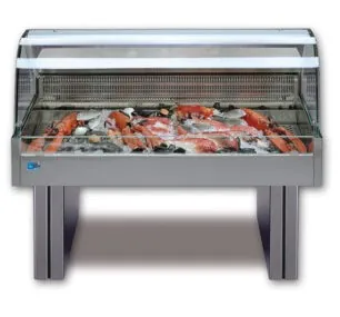 Витрина холодильная Tecfrigo SHOPPING 2000 COLD нерж. + ножки