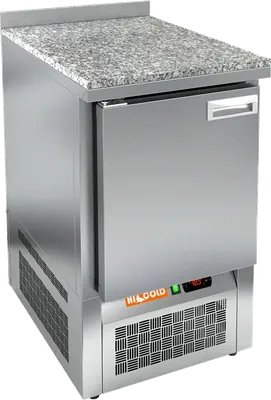 Столы холодильные СТОЛ С ХОЛОДИЛЬНЫМ ШКАФОМ HICOLD SNE 1/TN КАМЕНЬ (R290)