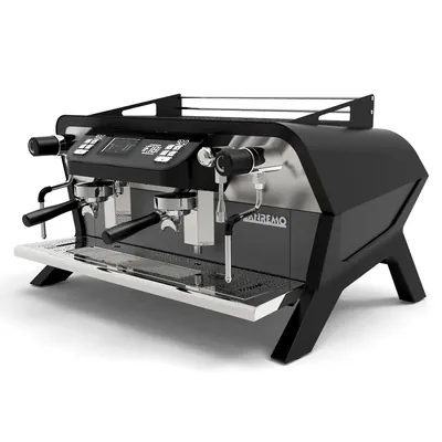 Кофемашины Кофемашина Sanremo F18 2 высокие гр. чёрная матовая