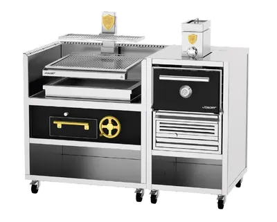 Грили на углях и дровах ГРИЛЬ-ПЕЧЬ КОМБИНИРОВАННАЯ JOSPER COMBO CVJ-76-1-1-PRO-S
