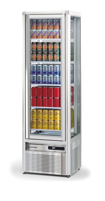 Шкафы морозильные ШКАФ ХОЛОД. СО СТЕКЛОМ TECFRIGO SNELLE 281 G СЕРЕБР.+ЗАМОК