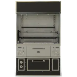 Гриль на углях Grillvett Bronx SA Robata Hood 1300 комб.сталь, RAL9005