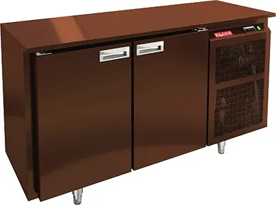 Столы морозильные BN 11/BT BAR стол охл. (-10-18), 2 двери, 1390х500х830мм, HICOLD RUS