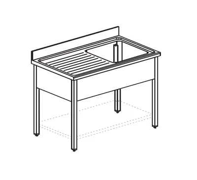 Ванны моечные ВАННА МОЕЧНАЯ APACH CHEF LINE LS147-55LW