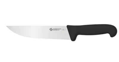 Инвентарь и инструмент Нож Sanelli Ambrogio серии Supra, SM09020B, для мяса 200 х 40 мм, черный
