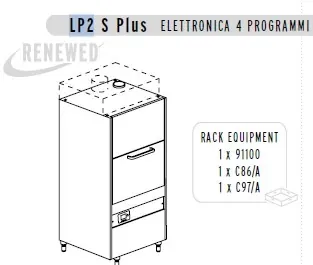 Котломоечные машины МАШИНА КОТЛОМОЕЧНАЯ DIHR LP2 S PLUS ELETTRONICA+DDE+XP
