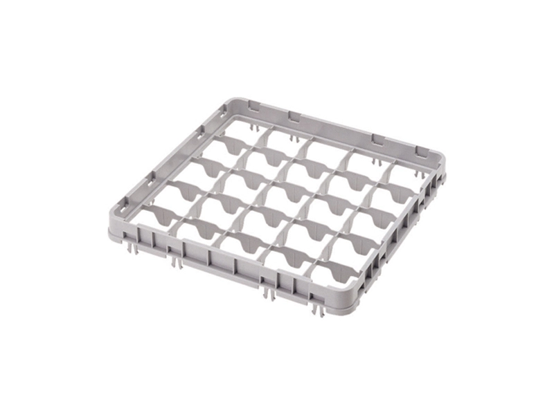 Кассета для мойки и хранения Cambro 49E2151, доп. секция 49 ячеек, мягко-серый