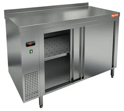 Столы тепловые TS 10 GN (1000x700x850) тепловой стол-купе пристенный, Hicold RUS