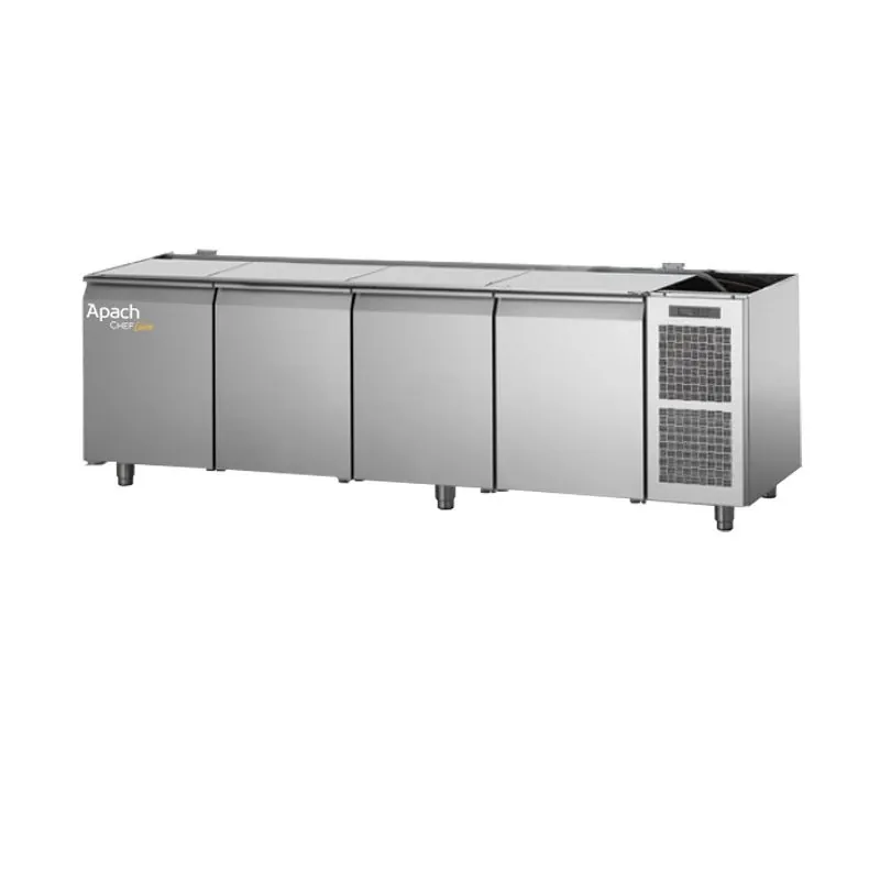 Столы для пиццы и салатов СТОЛ ХОЛОДИЛЬНЫЙ ДЛЯ ПИЦЦЫ APACH CHEF LINE LTPPZ1111NT