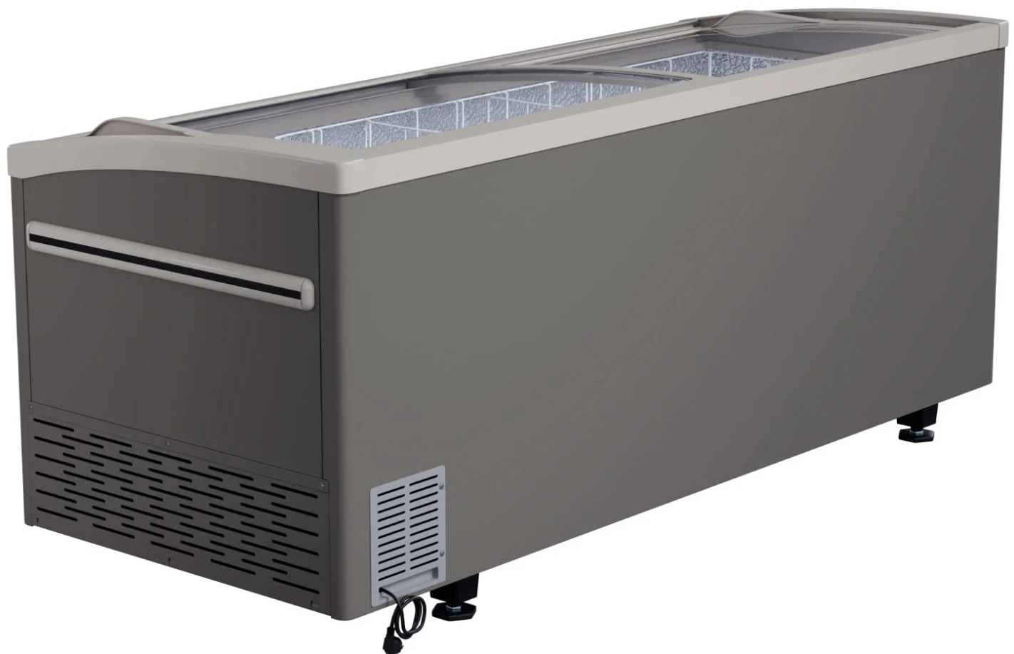 Ларь-бонета Haier GTS1850G с разделителями (серый)