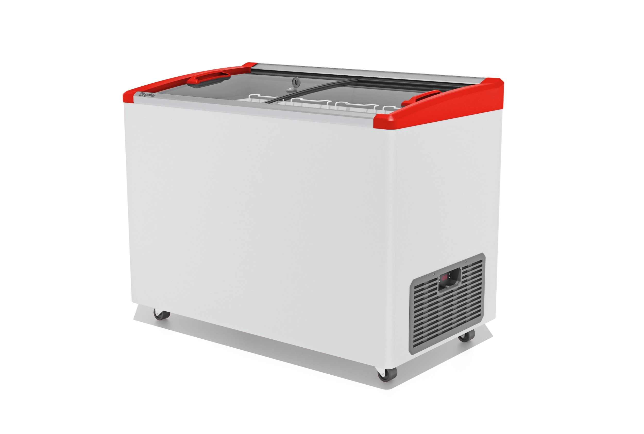 Ларь морозильный Frostor серии Elegance, FG 350 E v25, красный