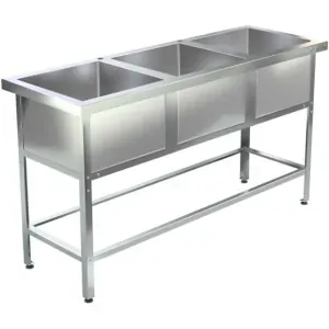 Ванны моечные Ванна моечная Assum ВМС-С-3/400 (1500х500х850) (мойка AISI201)