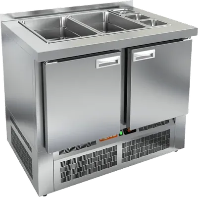 Столы для пиццы и салатов СТОЛ ДЛЯ САЛАТОВ HICOLD SLE3-11GN БЕЗ КРЫШКИ (R290)